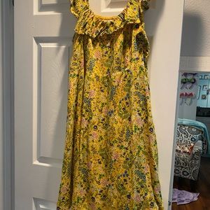 Off the shoulder spring dress